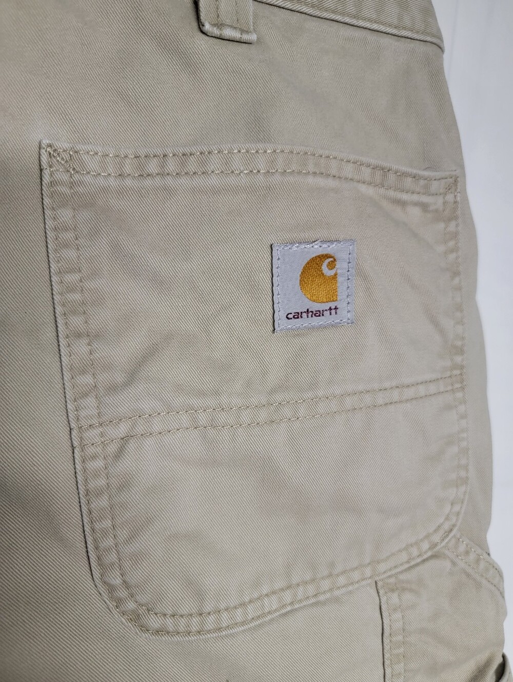 Carhartt Men's Tan Cargo Relaxed Fit Shorts - Rugged Workwear Style - Picture 10 of 15